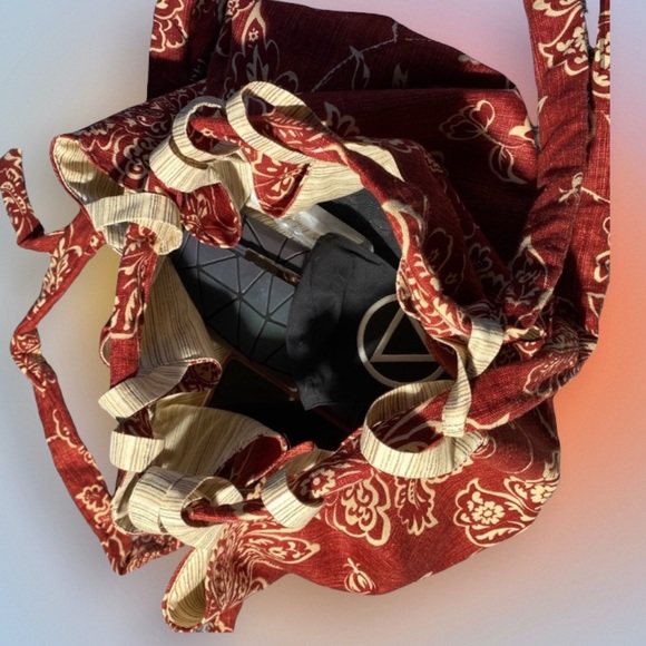 Handmade Reversible One of a Kind Handbag OOAK Durable Tote - Picture 7 of 16